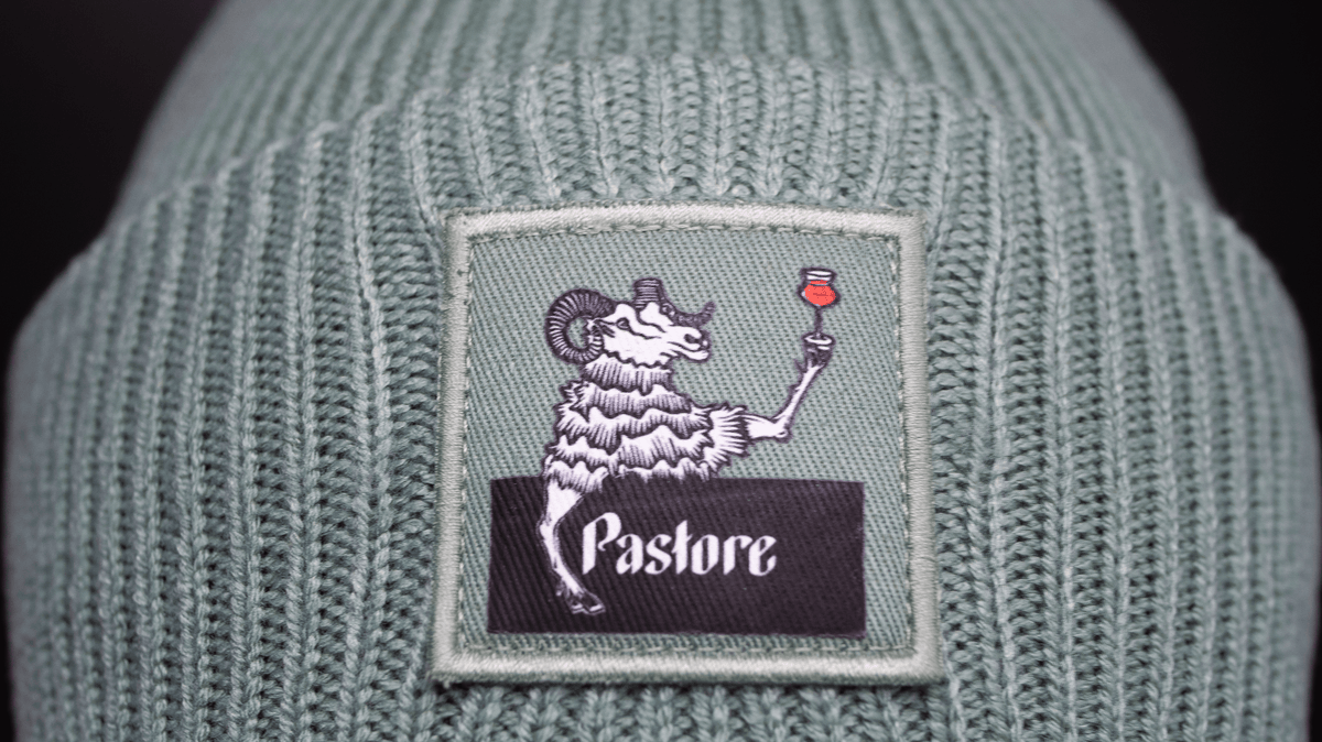Deep Cuffed Beanie (Dusky Green)